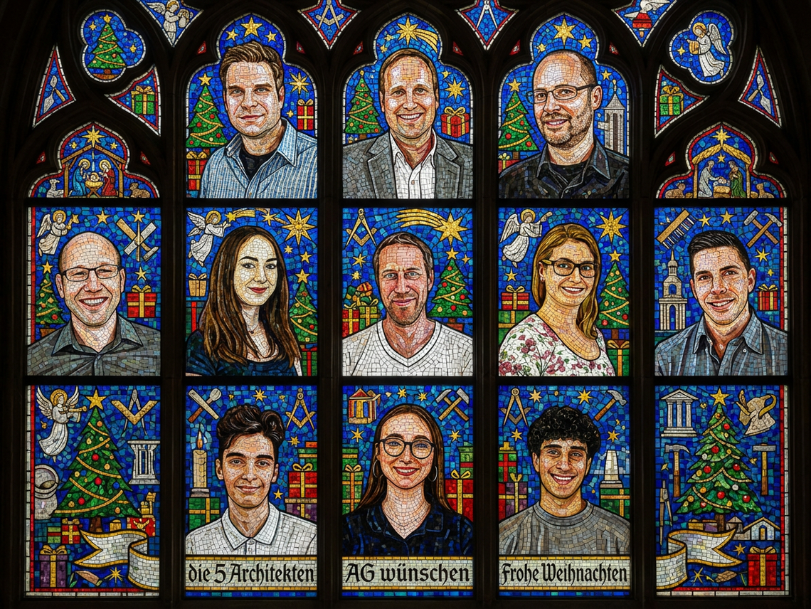 Adventsfenster 5 Architekten AG